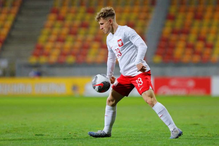 Filip Luberecki wystąpił w reprezentacji Polski U-21!