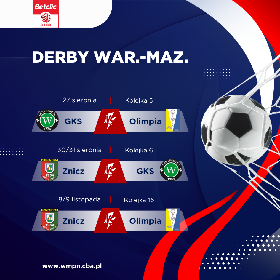 Derby 3 liga jesien 2025