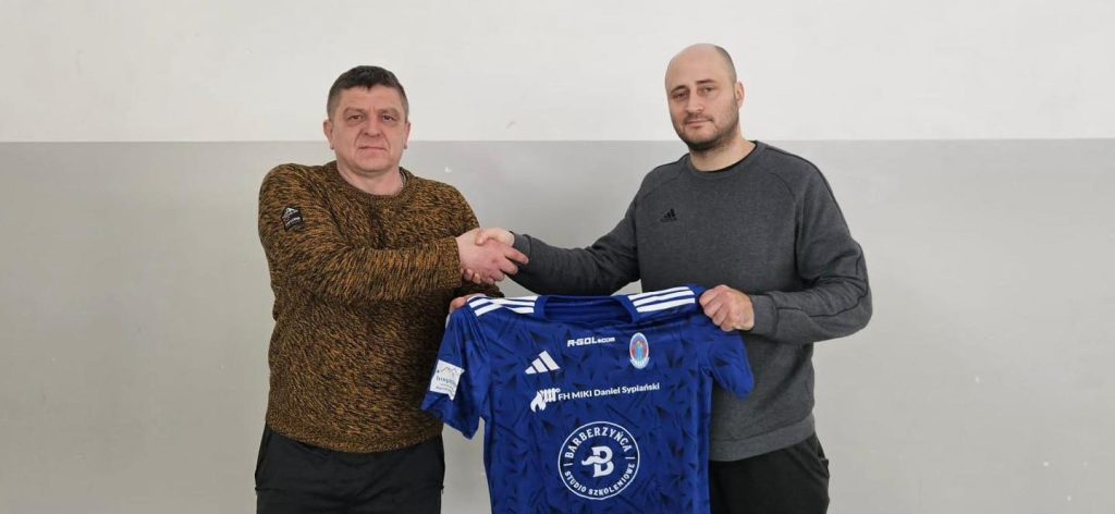 Andrzej Ukleja trener Blekitnych Pasym