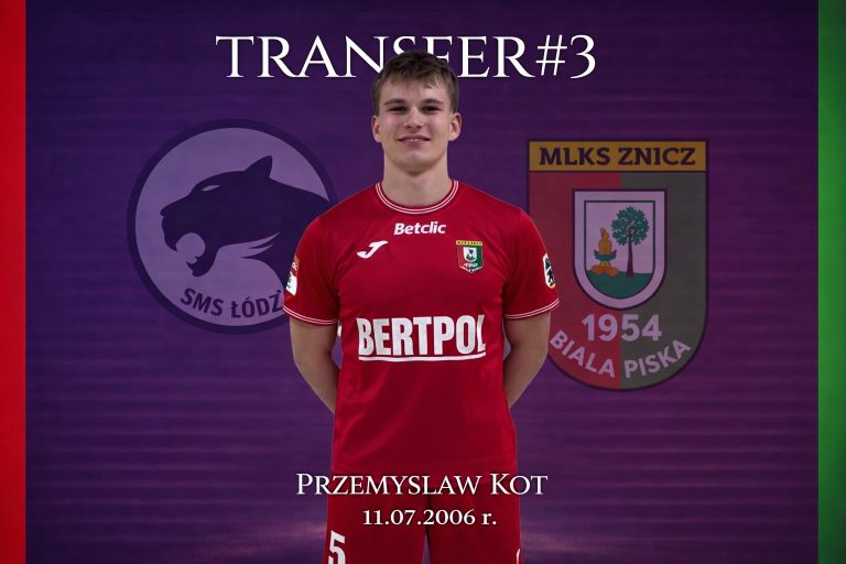 Przemysław Kot zawodnikiem Znicza Biała Piska