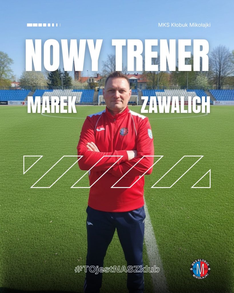 Marek Zawalich trener Klobuk Mikolajki