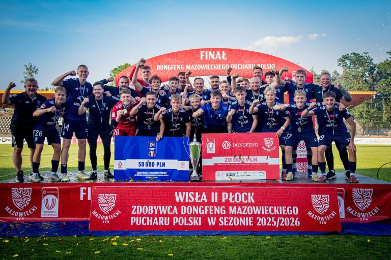 Bramka Łapińskiego i triumf w Mazowieckim Pucharze Polski
