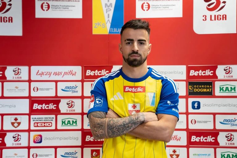 João Criciúma w Olimpii Elbląg